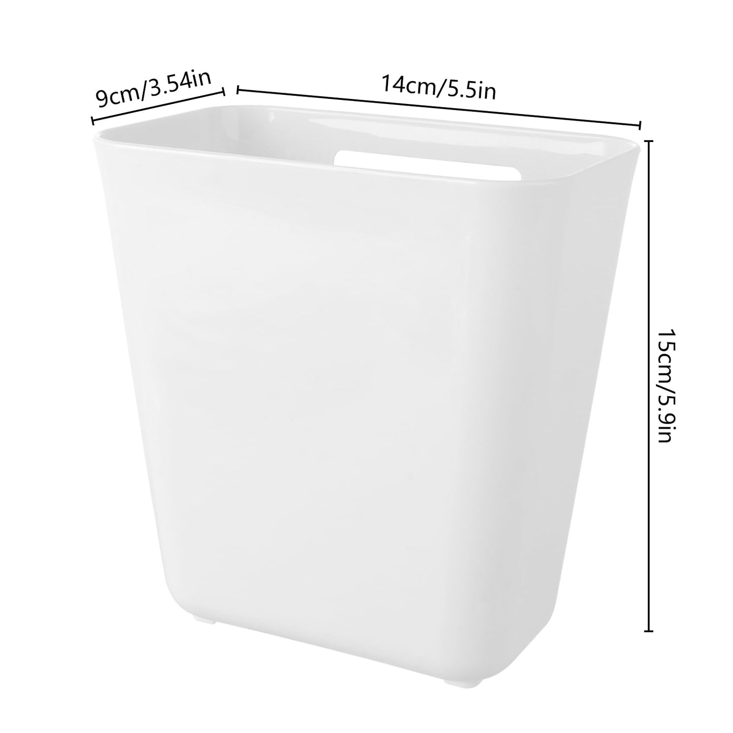 ASelected 6 Stück Küchen Organizer Selbstklebende Wandmontierte Aufbewahrungsbox Küchenschranktür-Aufbewahrungsbox für Schrank,Badezimmer,Kühlschrank, Wohnzimmer