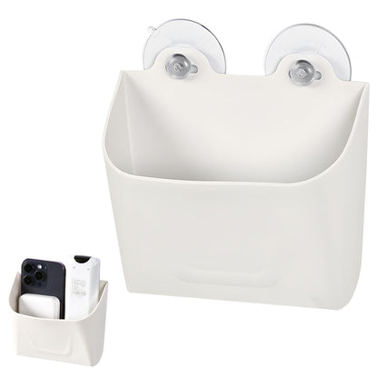 SoeUyd Küchenschranktür Aufbewahrungsbox, Selbstklebende Wandmontierte Aufbewahrungsbox, Schranktür Organizer, Organisation Küche, Geeignet für Bad, Kühlschrank, Kleine Gegenstände Aufbewahrungsboxs