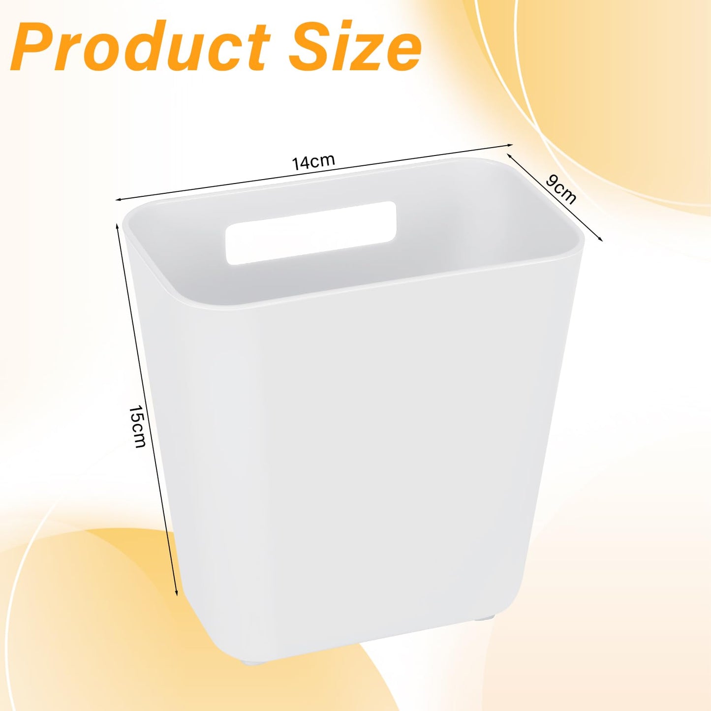 Zikenis 4 Stück Selbstklebende wandmontierte Aufbewahrungsbox,Badezimmer Organizer,Küchenschranktür-Aufbewahrungsbox,für Schrank,Badezimmer,Kühlschrank Kleine Gegenstände Organizer