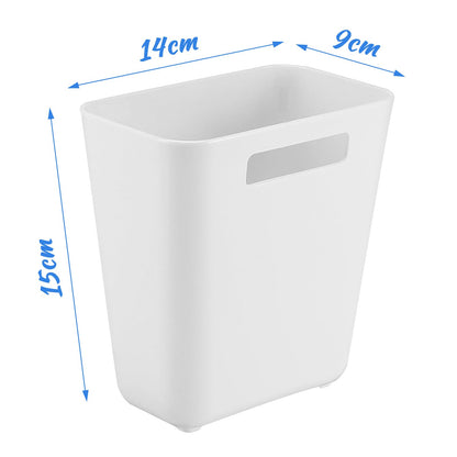 Collazoey 4 Stück Selbstklebende wandmontierte Aufbewahrungsbox,Küchenschranktür Aufbewahrungsbox,Badezimmer Organizer,für Schrank,Badezimmer,Kühlschrank Kleine Gegenstände Organizer Aufbewahrungsbox