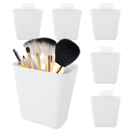 ASelected 6 Stück Küchen Organizer Selbstklebende Wandmontierte Aufbewahrungsbox Küchenschranktür-Aufbewahrungsbox für Schrank,Badezimmer,Kühlschrank, Wohnzimmer